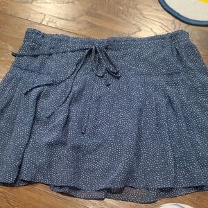 Polka Dot Blue Skirt